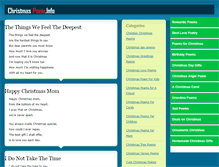 Tablet Screenshot of christmas-poem.info